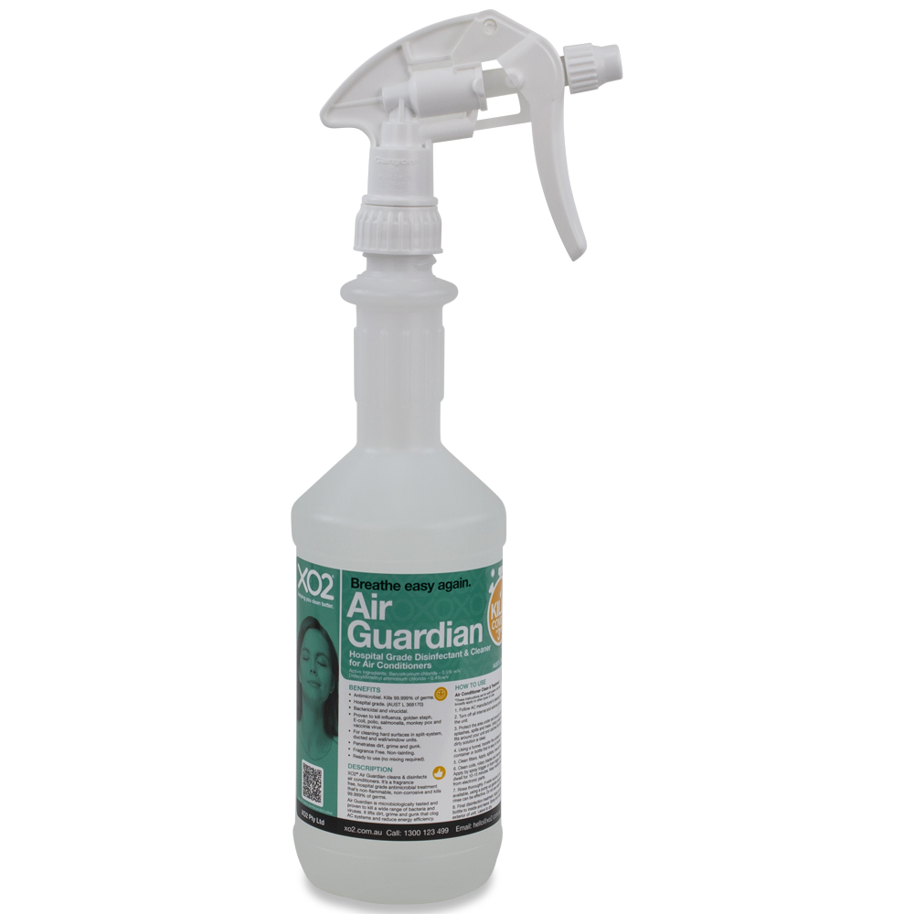 Ac cleaner outlet and disinfectant